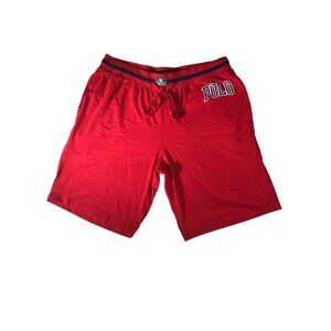 Polo Ralph Lauren Men's Red Drawstring Sleepwear Lounge Shorts